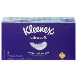 Kleenex Facial Tissues Ultra Soft - 120 CT 24 Pack