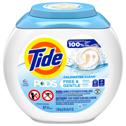 Tide Free & Gentle Detergent - 41 OZ 4 Pack