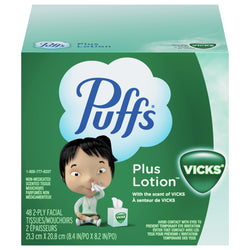 Puffs Plus Facial Tissues - 48 CT 24 Pack