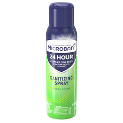 Microban Fresh Scent Sanitizing Spray - 15 OZ 6 Pack
