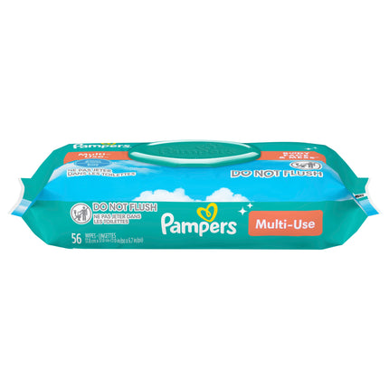 Pampers Clean Breeze Multi-Use Wipes - 56 CT 8 Pack