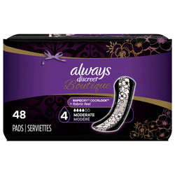 Always Boutique Moderate Pads - 48 CT 3 Pack