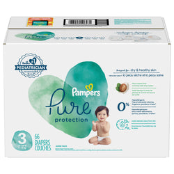 Pampers Diapers Size 3 (16-28 lb) Super Pack - 66 Diapers