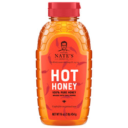 Nature Nate's Hot Honey - 16 OZ 6 Pack