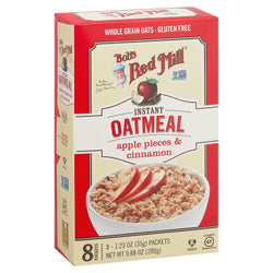 Bob's Red Mill Apple Pieces & Cinnamon Oatmeal - 9.88 OZ 4 Pack
