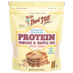 Bob's Red Mill Whole Grain Pancake & Waffle Mix - 14 OZ 4 Pack