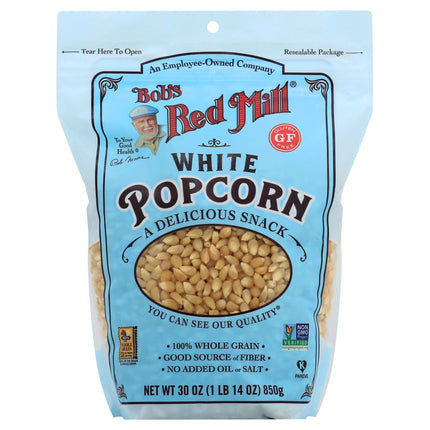 Bob's Red Mill White Popcorn - 30 OZ 4 Pack