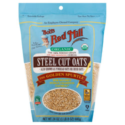 Bob's Red Mill Organic Steel Cut Oats - 24 OZ 4 Pack