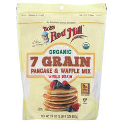 Bob's Red Mill 7 Grain Pancake & Waffle Mix - 24 OZ 4 Pack