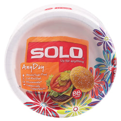 Solo Paper Plates - 88 CT 6 Pack