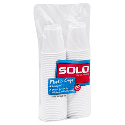 Solo Plastic Cups - 80 CT 12 Pack