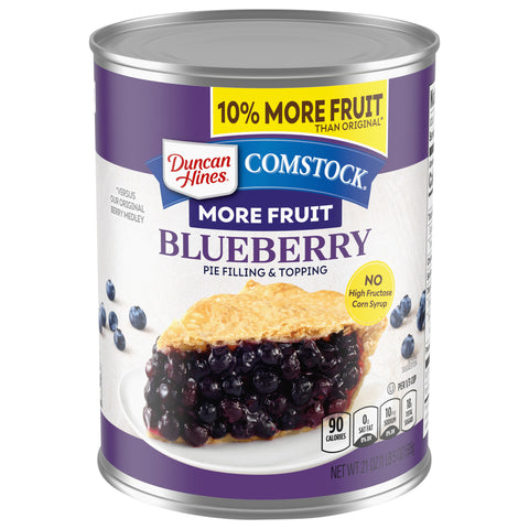 Duncan Hines Pie Filling & Topping Blueberry 21 oz - 8 Pack