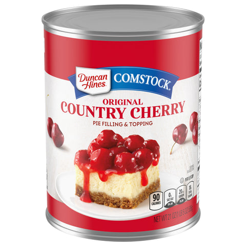Duncan Hines Pie Filling & Topping Country Cherry 21 oz - 8 Pack