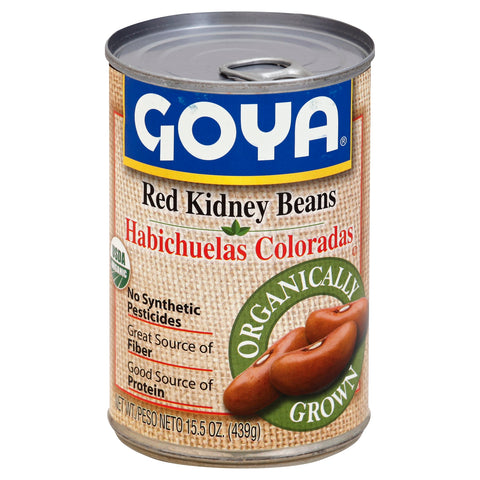 Goya Low Sodium Red Kidney Beans - 15.5 OZ 24 Pack