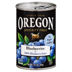 Oregon Fruit Blueberries In 100% Juice - 14.5 OZ 8 Pack