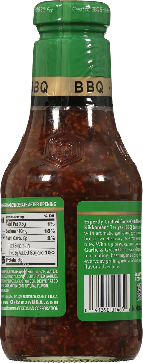 Kikkoman Garlic & Green Onion Teriyaki Sauce 21.5 oz - 6 Pack
