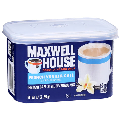 Maxwell House International Cafe Coffee Drink Mix French Vanilla - 8.4 OZ 8 Pack