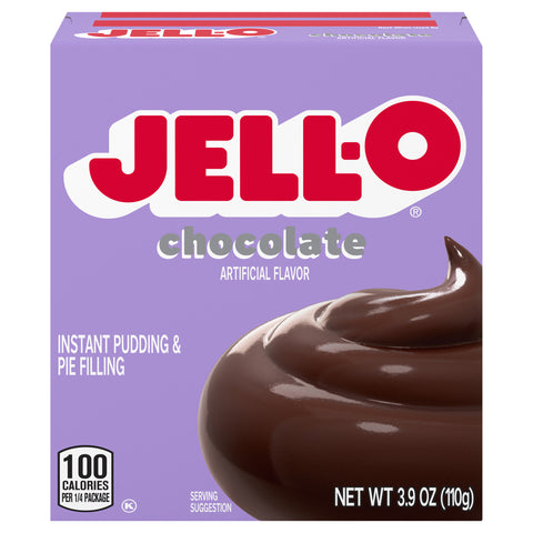 Jell-O Mix Pudding Instant Chocolate - 3.9 OZ 24 Pack