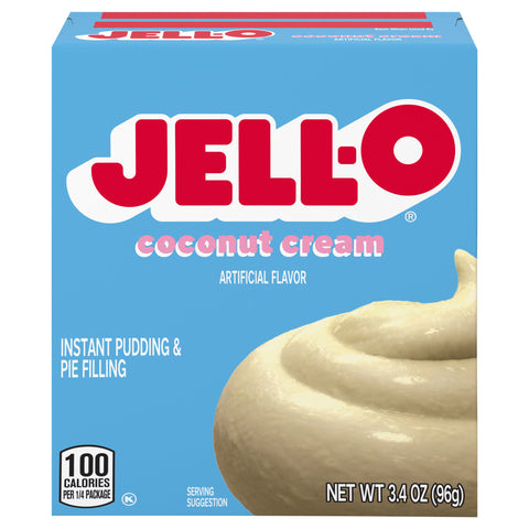 Jell-O Mix Pudding Instant Coconut - 3.4 OZ 24 Pack