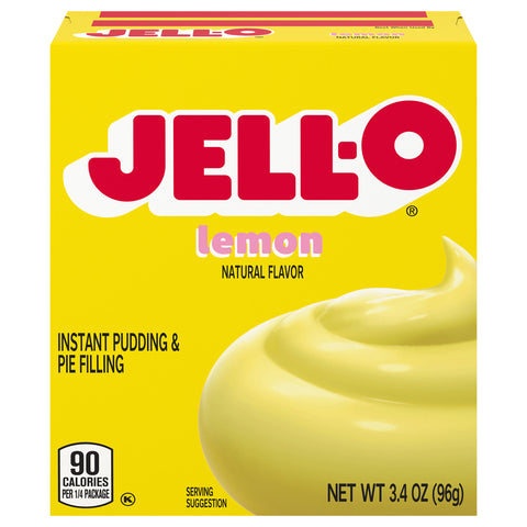 Jell-O Mix Pudding Instant Lemon - 3.4 OZ 24 Pack