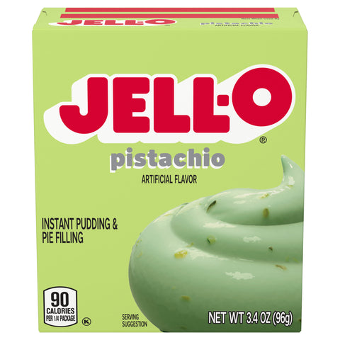 Jell-O Mix Pudding Instant Pistachio - 3.4 OZ 24 Pack