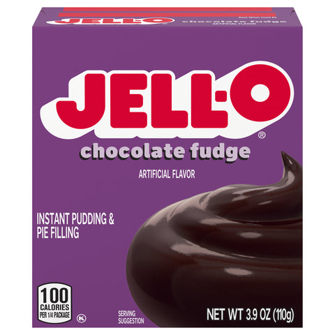 Jell-O Mix Pudding Instant Chocolate Fudge - 3.9 OZ 24 Pack