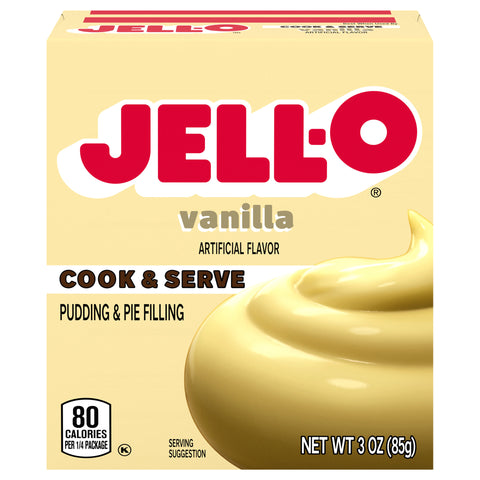 Jell-O Mix Pudding Vanilla - 3 OZ 24 Pack