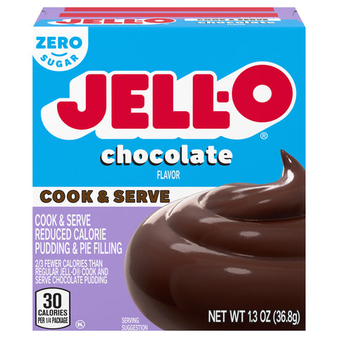 Jell-O Mix Pudding Sugar Free Chocolate - 1.3 OZ 24 Pack