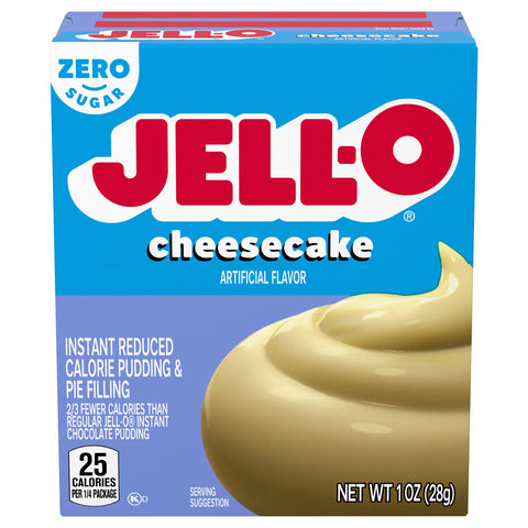 Jell-O Mix Pudding Sugar Free & Fat Free Cheesecake - 1 OZ 24 Pack