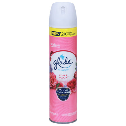 Glade Air Freshener Aerosol Rose & Bloom - 8.3 OZ 6 Pack