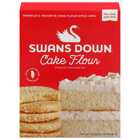 Swans Down Enriched and Bleached Cake Flour - 32 OZ 8 Pack