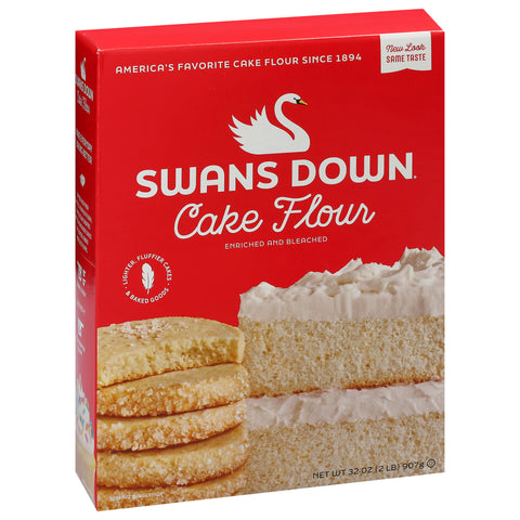 Swans Down Enriched and Bleached Cake Flour - 32 OZ 8 Pack