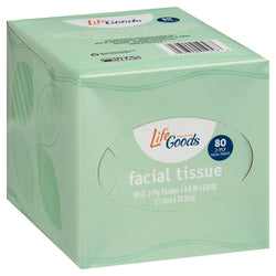 Life Goods Facial Tissue  - 80 CT 36 Pack