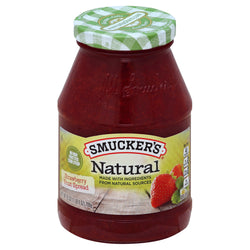 Smucker's Natural Strawberry Fruit Spread - 25 OZ 8 Pack