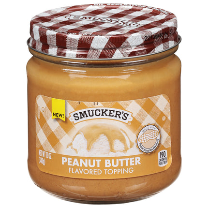 Smucker's Topping Peanut Butter - 12 OZ 12 Pack