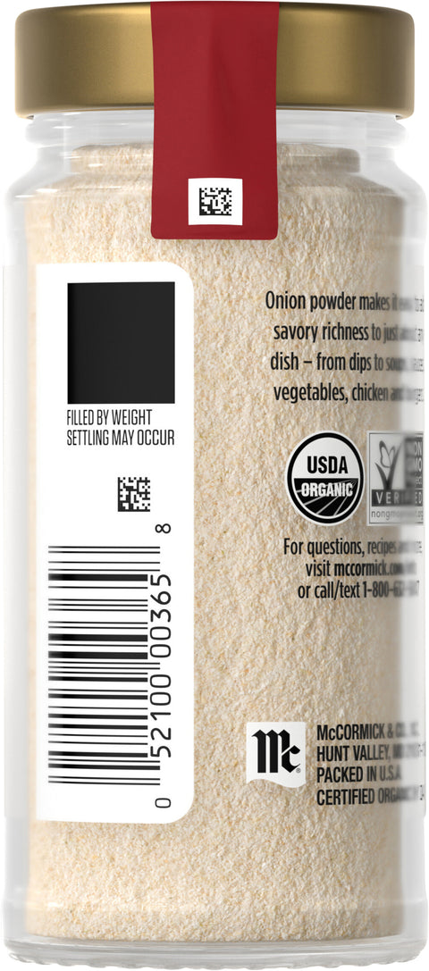 McCormick Gourmet Organic Onion Powder - 2 OZ 3 Pack