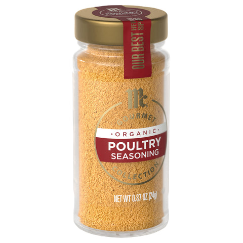 McCormick Gourmet Organic Poultry Seasoning - 0.87 OZ 3 Pack