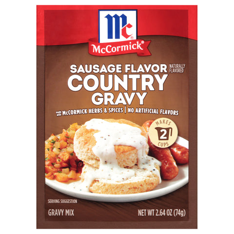 McCormick Sausage Flavor Country Gravy Mix - 2.64 OZ 8 Pack