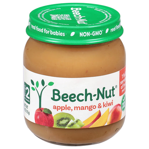 Beechnut Stage 2 Apple Mango & Kiwi - 4 OZ 10 Pack