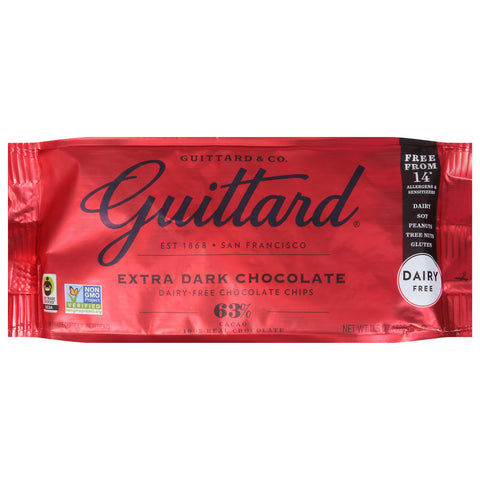 Guittard Extra Dark Chocolate Chips 63% Cocoa - 11.5 OZ