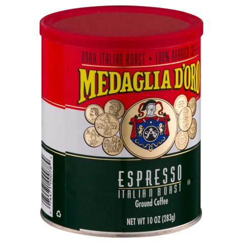 Medaglia Doro Espresso Ground 10 OZ Side