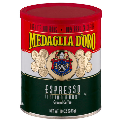 Medaglia Doro Espresso Ground 10 OZ Front