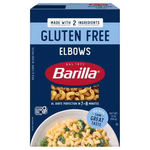 Barilla Gluten Free Elbows - 12 OZ 8 Pack