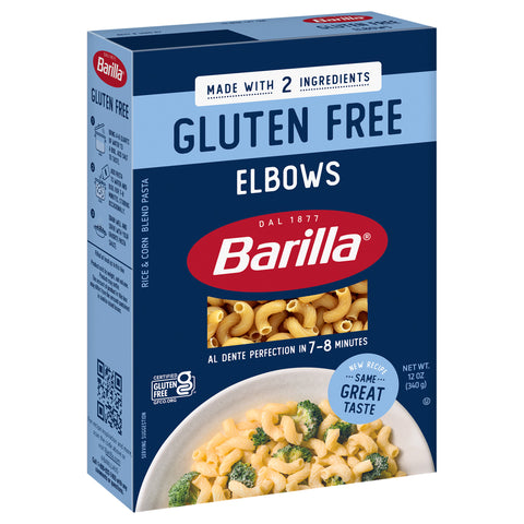 Barilla Gluten Free Elbows - 12 OZ 8 Pack