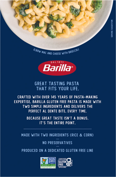 Barilla Gluten Free Elbows - 12 OZ 8 Pack