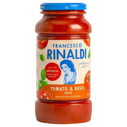 Francesco Rinaldi Pasta Sauce Hearty Tomato & Basil - 24 OZ 12 Pack