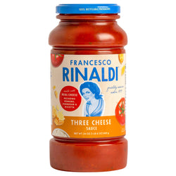 Francesco Rinaldi Three Cheese Pasta Sauce - 24 OZ 12 Pack