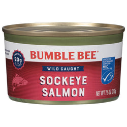Bumble Bee Wild Alaska Sockeye Red Salmon - 7.5 OZ 12 Pack
