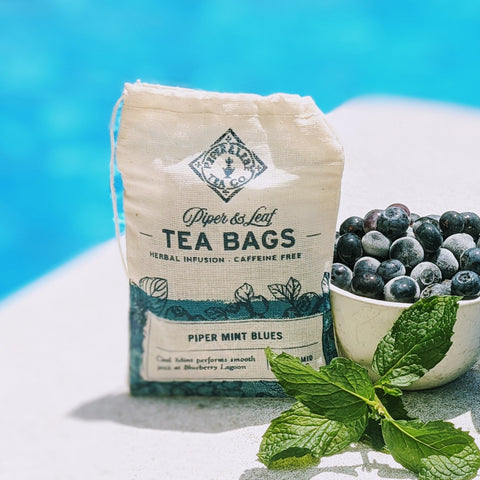 Piper Mint Blues 9ct Tea Bags in Muslin