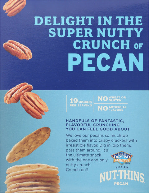 Blue Diamond Gluten Free Pecan Nut Thin Rice Cracker 4.25 OZ